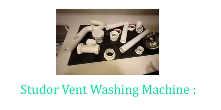 Studor Vent Washing Machine Troubleshooting Guide