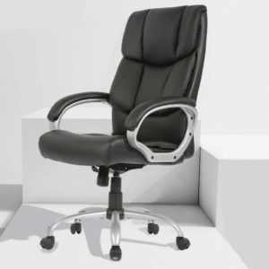 BestMassage Office Chair High Back Desk Computer Ergonomic Task Executive Chair with PU Leather for Home Furniture