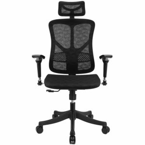 Argomax Black High Back Desk Computer Task Home Executive Ergonomic Leather Mesh Office Chair