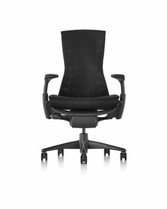 Herman Miller Embody Chair - Graphite Frame/Black Balance Textile, Graphite/Black Balance - CN122AWAAG1G1BB3513