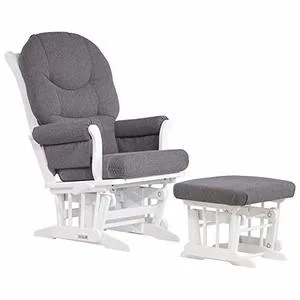 Dutailier Sleigh 0372 Glider Multiposition-Lock Recline with Ottoman