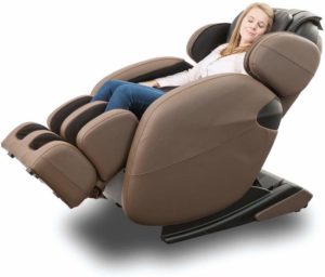 Zero Gravity Full-Body Kahuna Massage Chair Recliner LM6800 with Yoga & Heating Therapy (Brown)