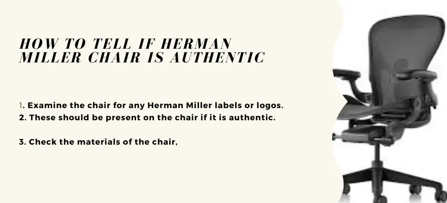 How to Tell If Herman Miller Chair is Authentic