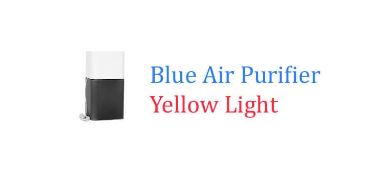 Blue Air Purifier Yellow Light fi