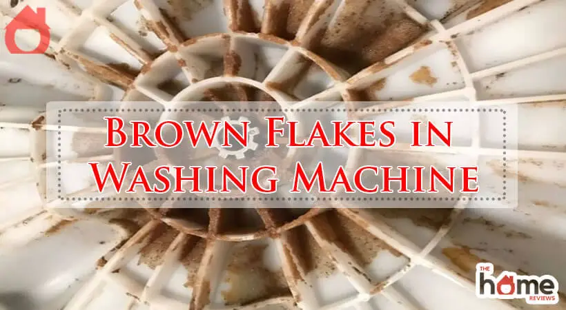 Brown Flakes in Washing Machine-Fi