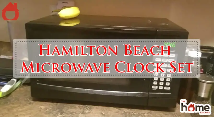 Hamilton Beach Microwave Clock Set-Fi