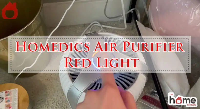 Homedics Air Purifier Red Light-Fi