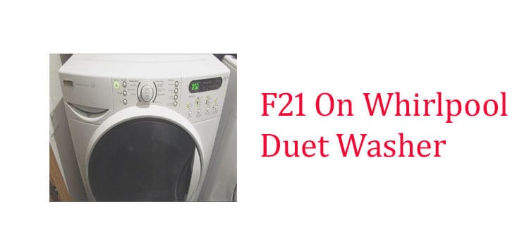 f21 on whirlpool duet washer fi