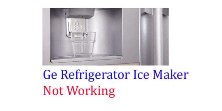 Ge Icemaker Not Making Ice 1