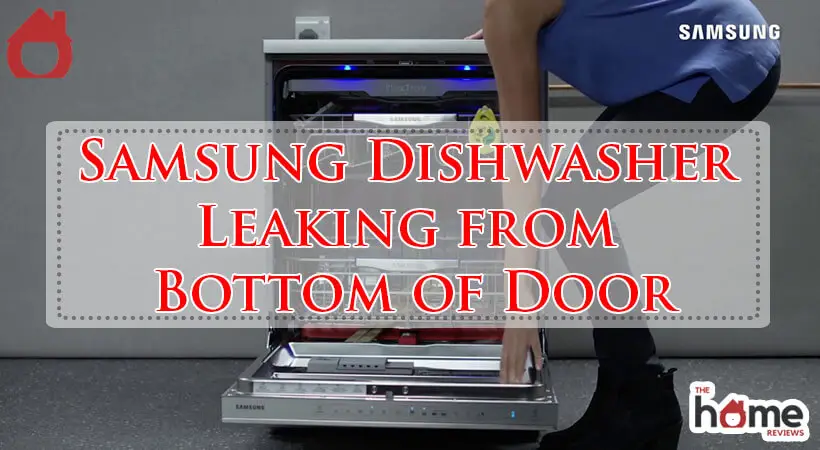 Samsung Dishwasher Leaking from Bottom of Door-Fi