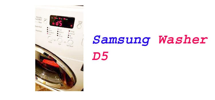 Samsung Washer D5 fi