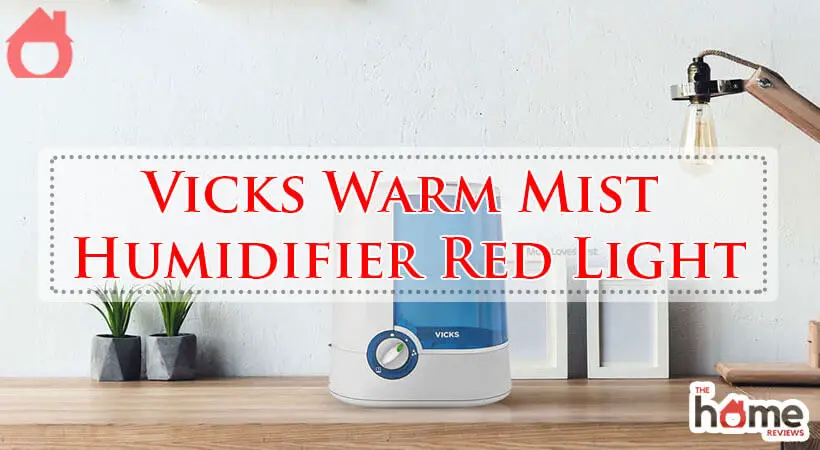 Vicks Warm Mist Humidifier Red Light-Fi