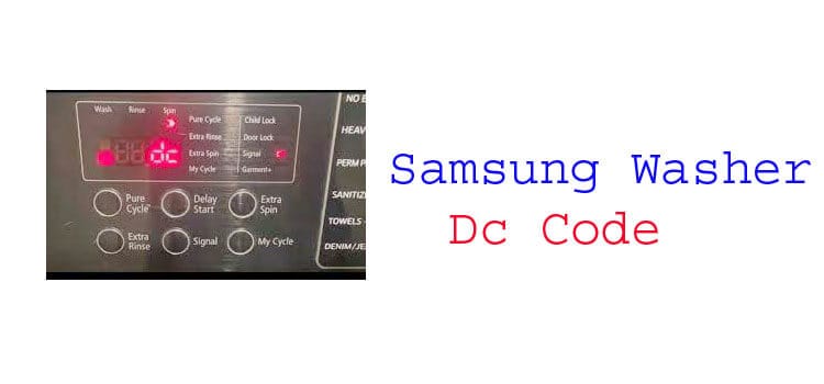 samsung washer dc code fi