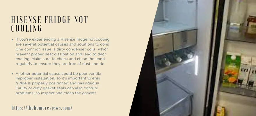 Hisense Fridge Not Cooling