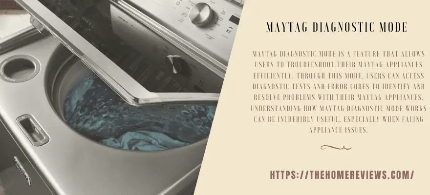 MAYTAG DIAGNOSTIC MODE