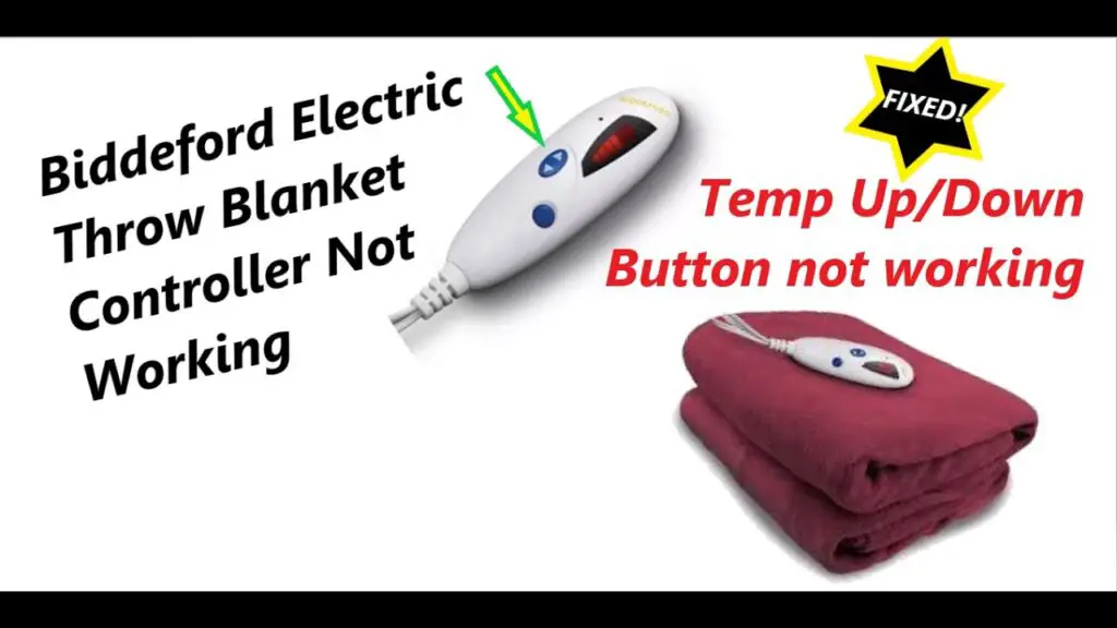 Biddeford Heated Blanket Controller Blinking