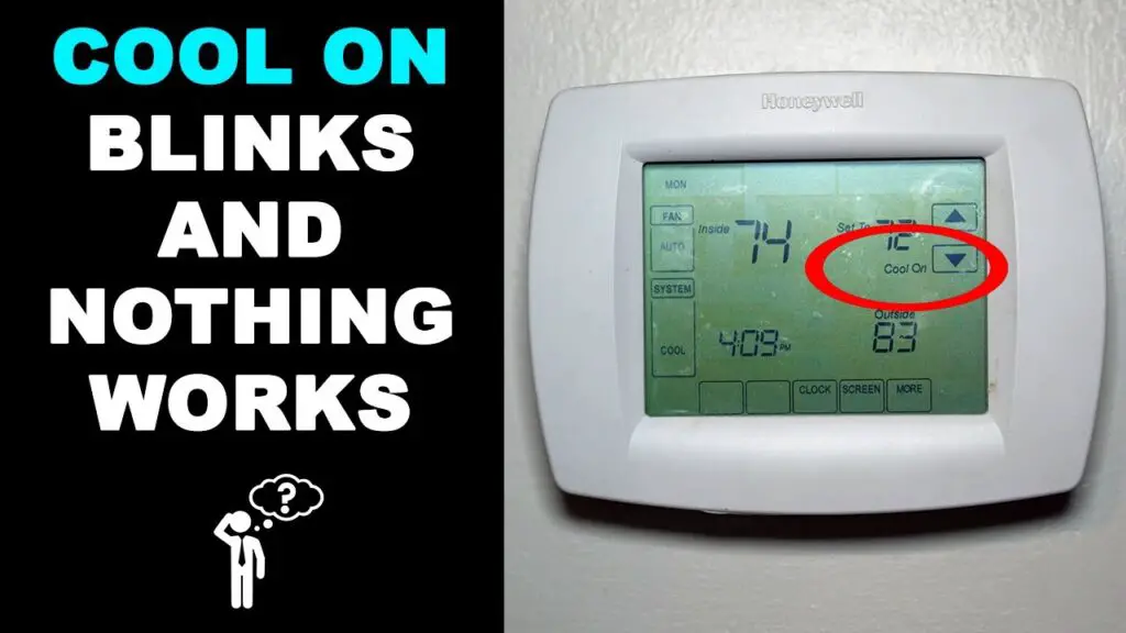 Honeywell Thermostat Cool on Blinking