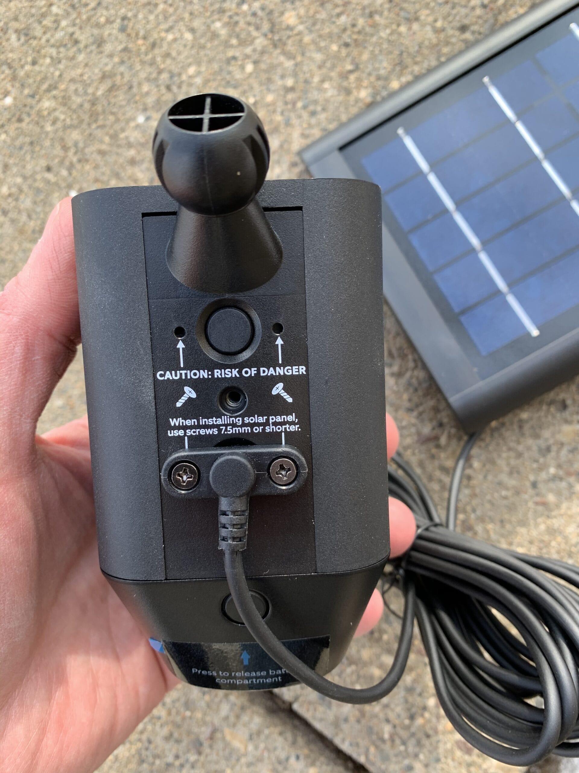 Ring Solar Panel Not Charging