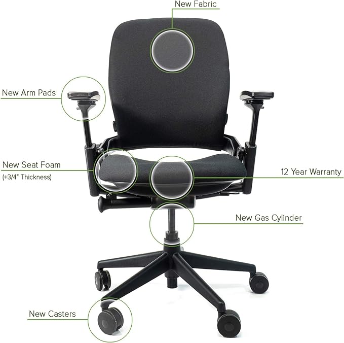 Steelcase Leap V2 Review-Comfort and Adjustability
