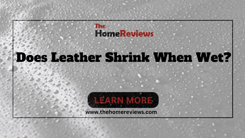 Does Leather Shrink When Wet