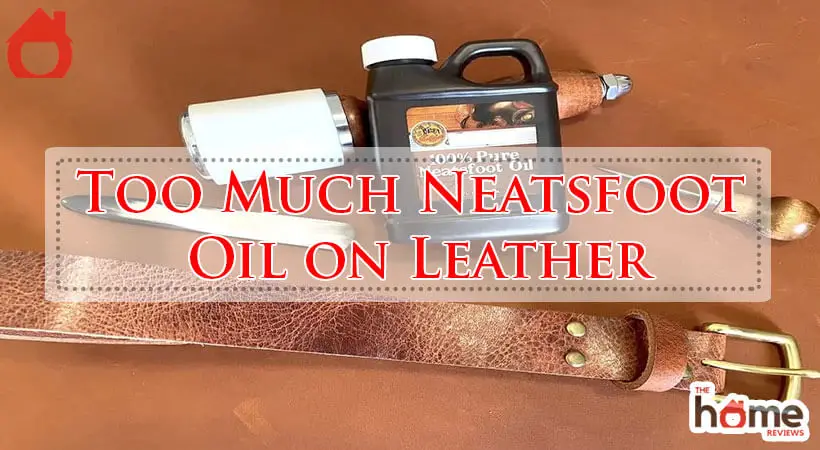 Too Much Neatsfoot Oil on Leather-Fi