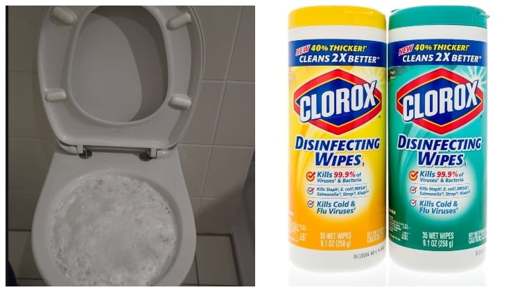 Can You Use Clorox Wipes on Toilet Seat