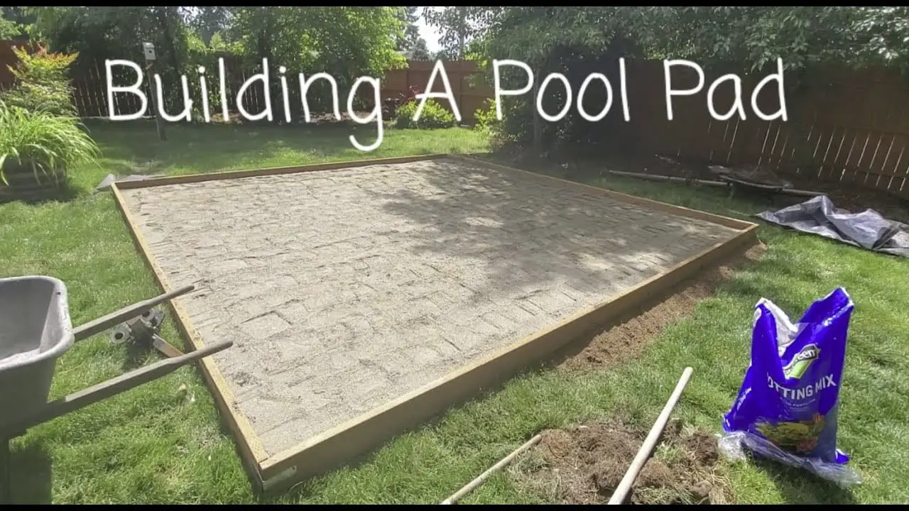 How to Build a Concrete Slab for above Ground Pool