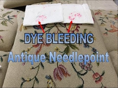 How to Clean Needlepoint Chair Seats