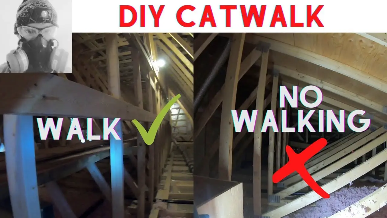 How to Walk in Attic With Blown Insulation