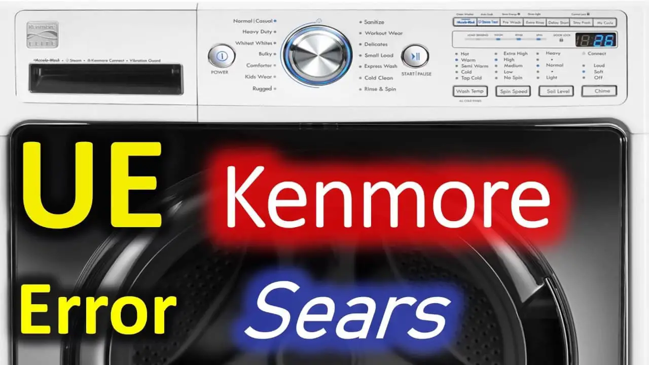 Kenmore Elite Washer Ue Code