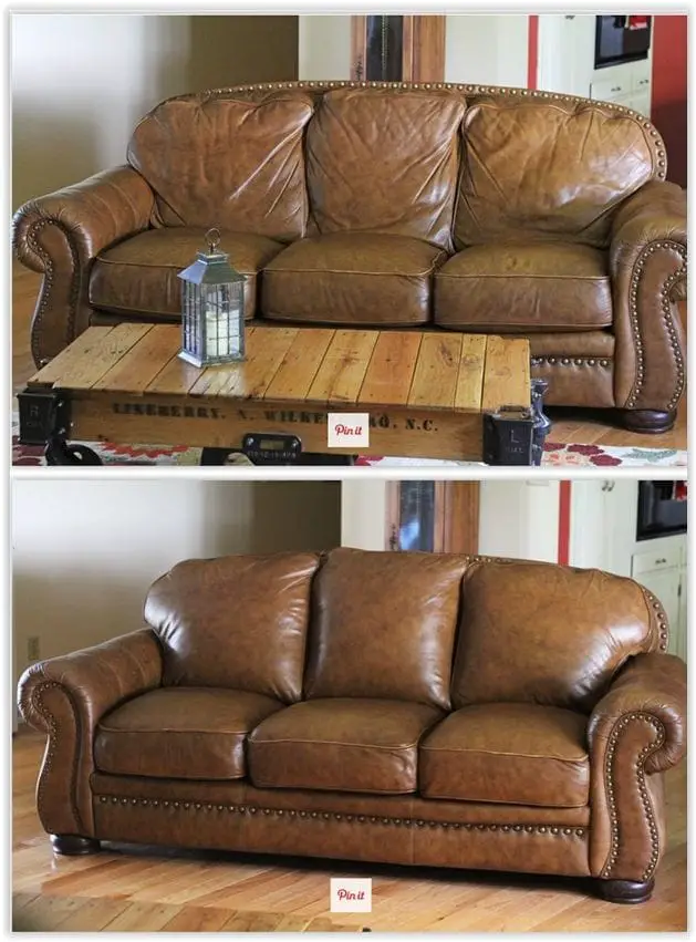 Leather Sofa from Sagging