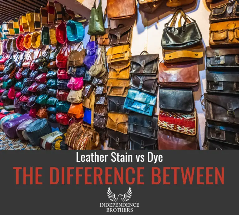 Leather Stain Vs Dye