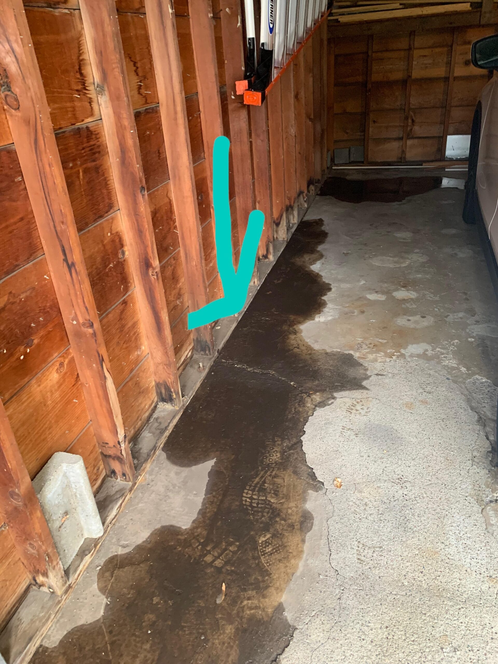 What to Do When Water is Leaking into Garage under Wall