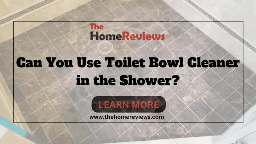 Can You Use Toilet Bowl Cleaner in the Shower-FI