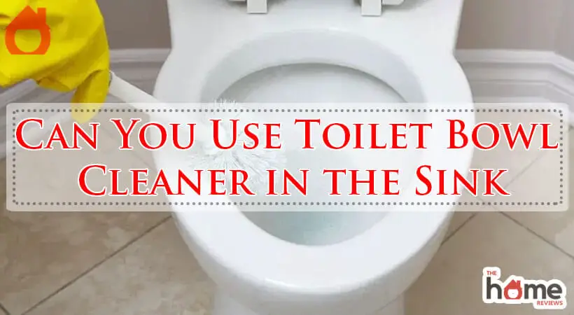 Can You Use Toilet Bowl Cleaner in the Sink-Fi