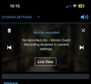 Blink Camera Detects Motion But Not Recording