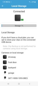 Blink Camera Local Storage