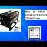 How to Adjust Generator Voltage