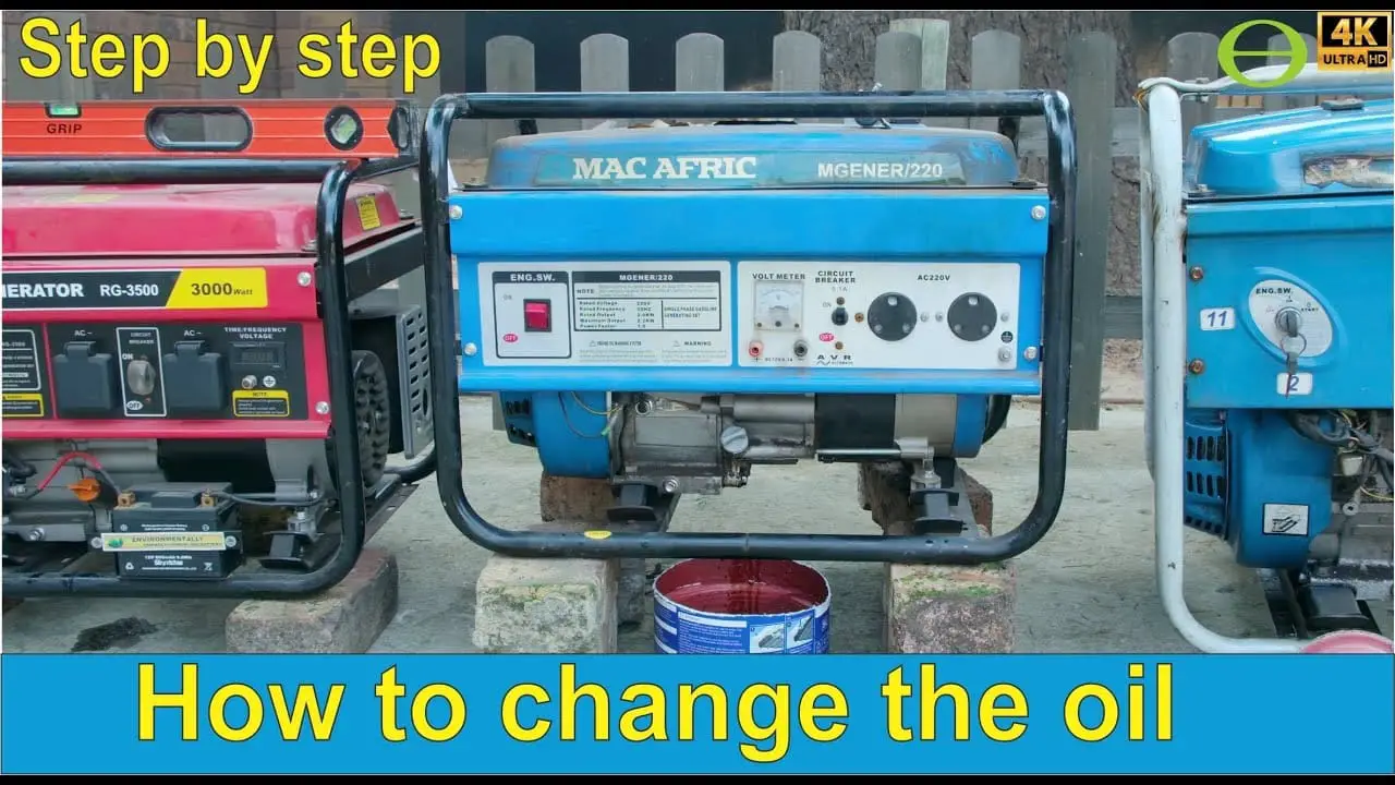 How to Change Generator Oil