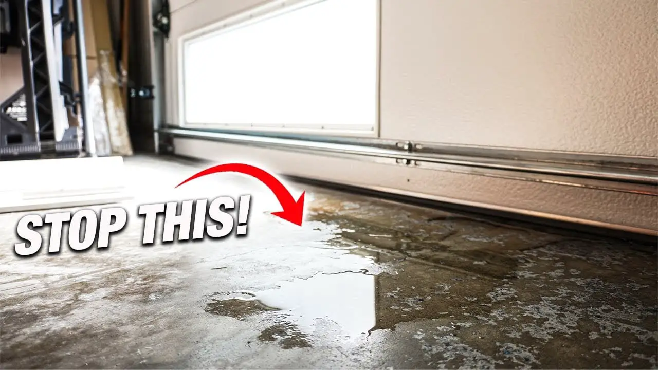 How to Fix Water Leaking under Garage Door