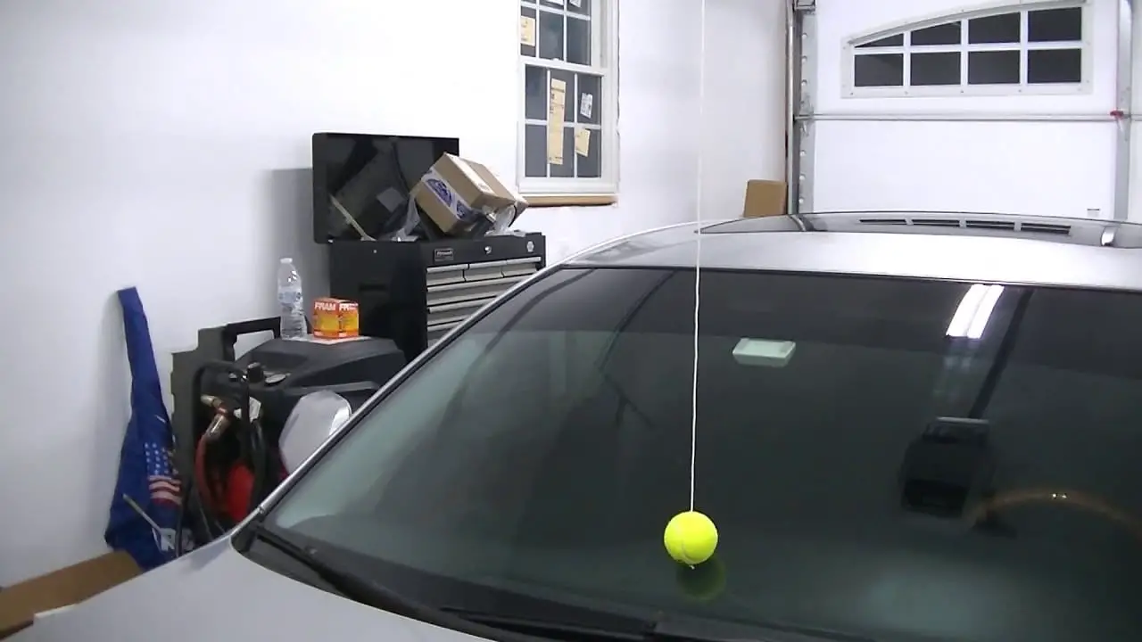 How to Hang a Tennis Ball in the Garage