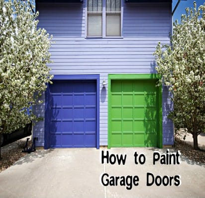 How to Paint Aluminum Garage Door