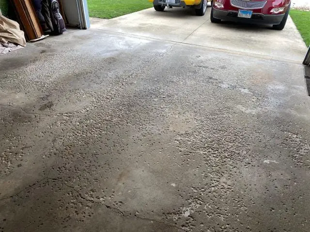 How to Repair Pitted Concrete Garage Floor