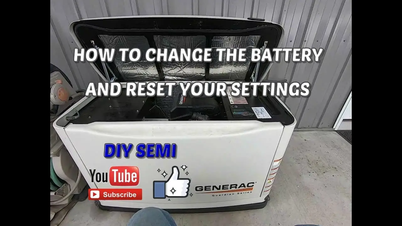 How to Reset Generac Generator After Battery Change