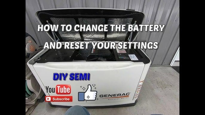 How to Reset Generac Generator After Oil Change