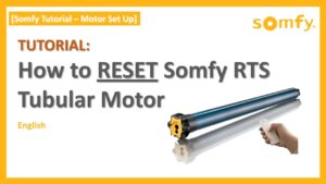 How to Reset Somfy Rts Motor