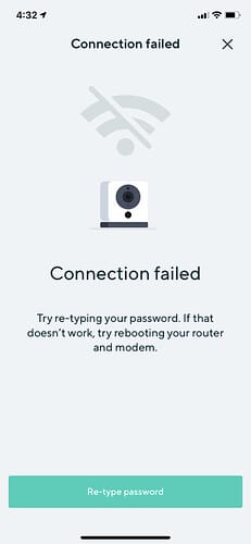Wyze Camera Not Connecting