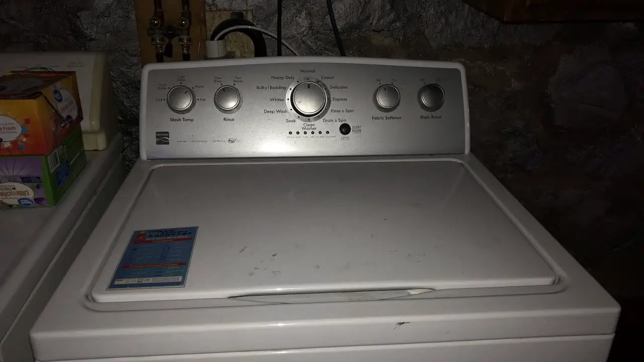 Kenmore Series 500 Washer Troubleshooting