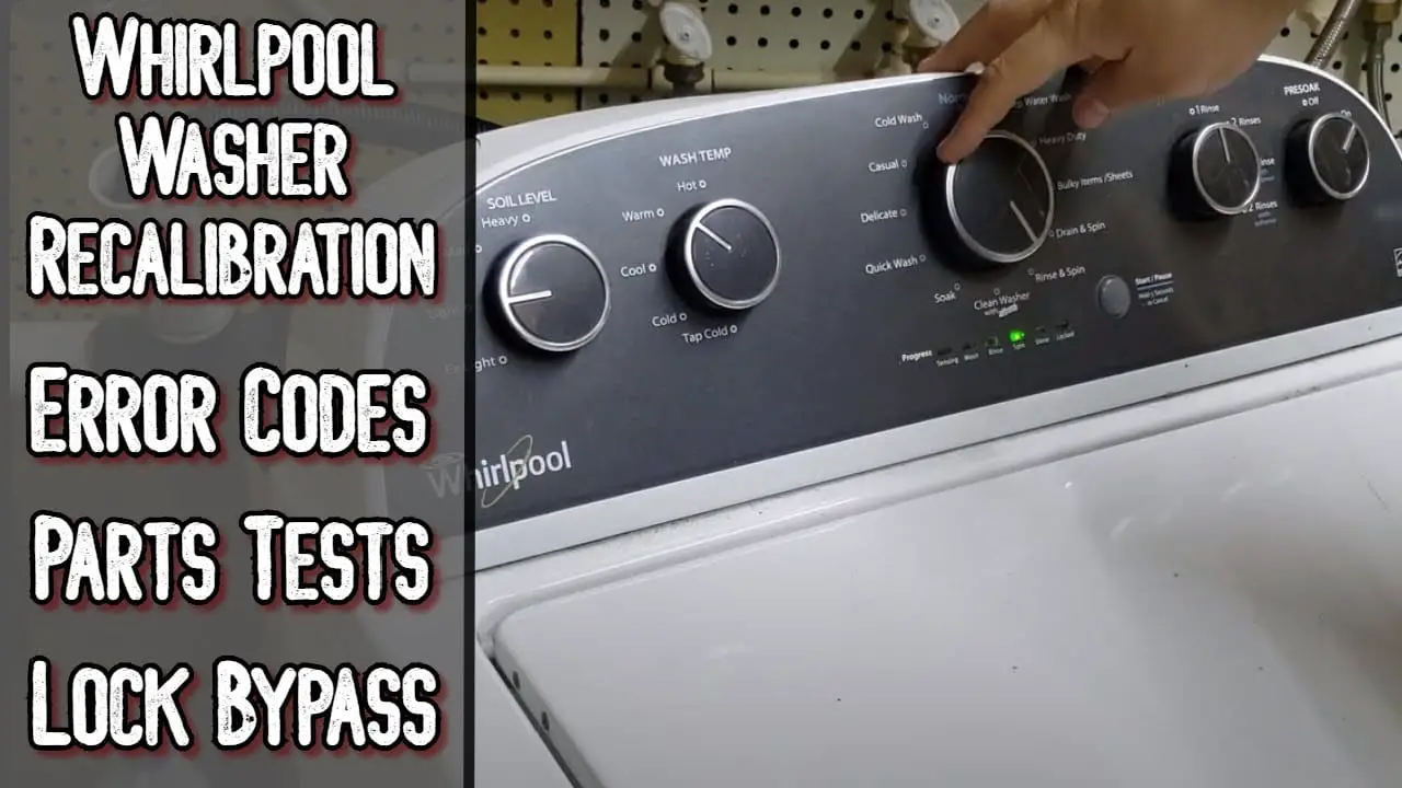 Whirlpool Wtw4816Fw2 Troubleshooting