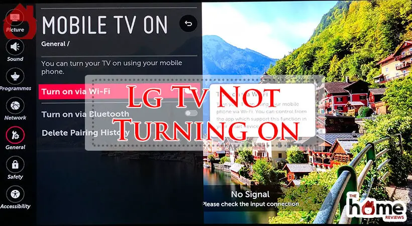 Lg Tv Not Turning on-Fi
